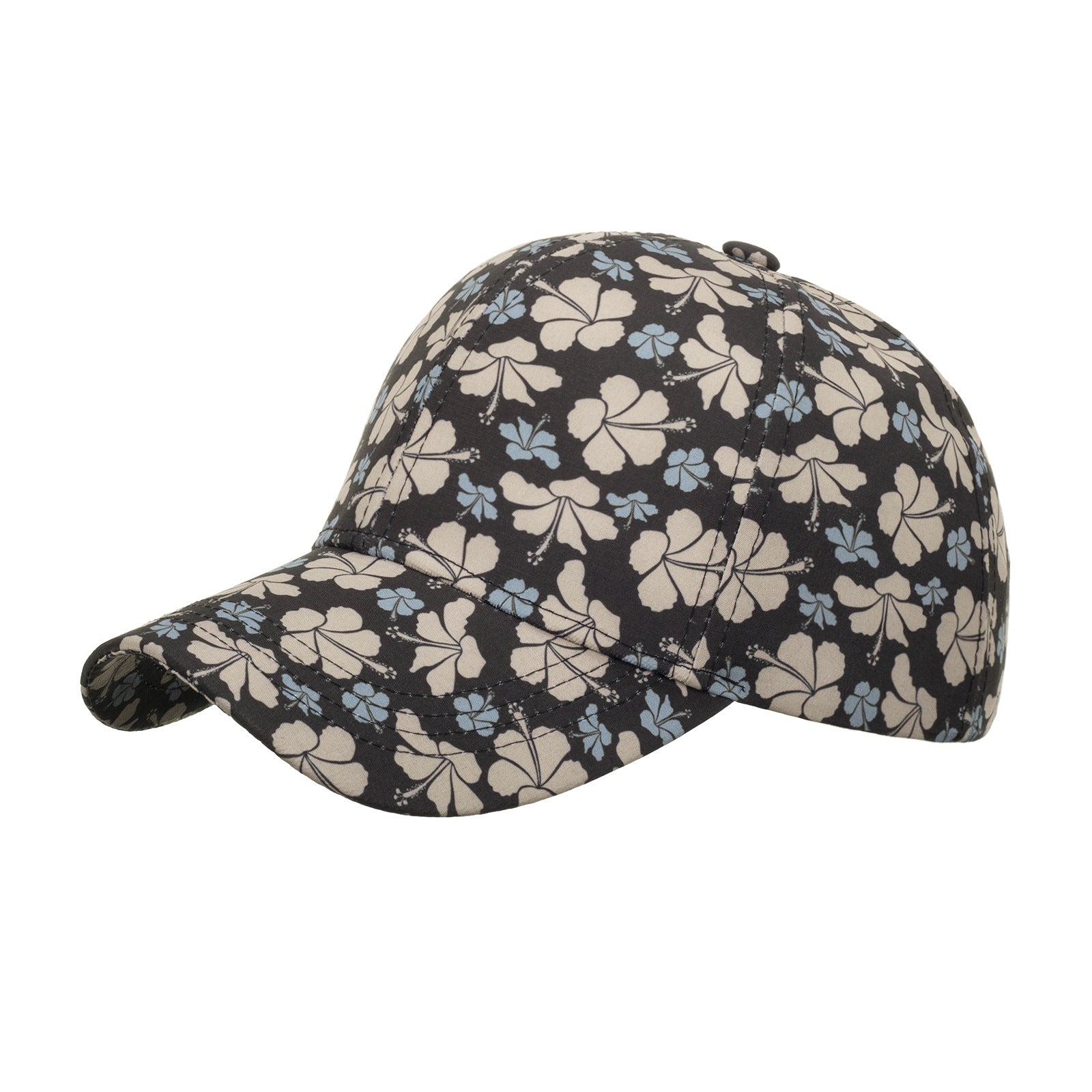 Gorra de béisbol de flores de poliéster al por mayor